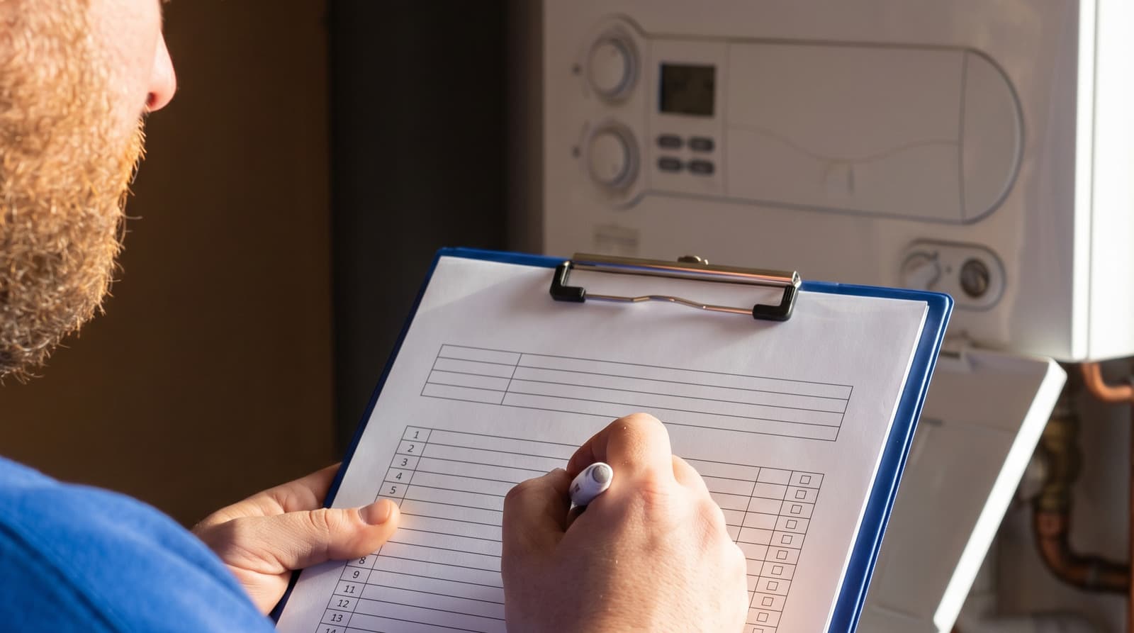 Het onderhoudsattest wordt afgevinkt bij een pas onderhouden gasketel