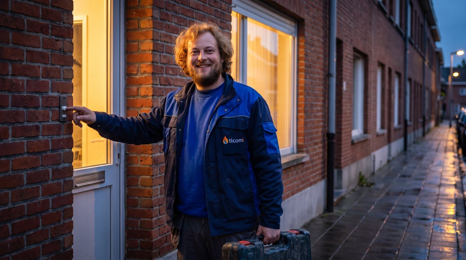 Onze technicus belt aan na een panne